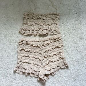 Zara Cream Knitwear Set